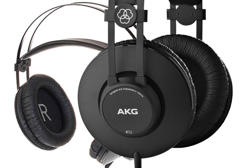AKG K-52 - <p>AKG K-52 headphones - closed-back and over-ear design, 32  Ohms impedance, sensitivity 110 dB SPL/