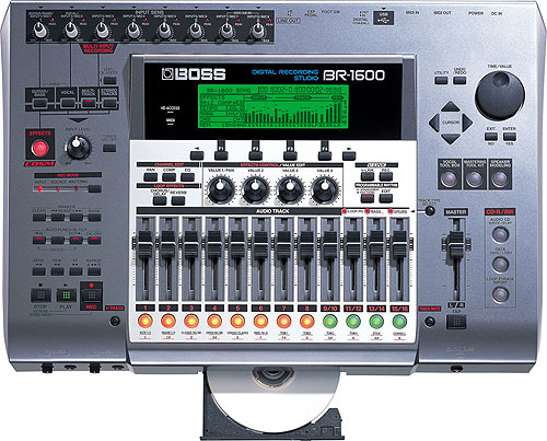 Boss BR-1600 CD - BOSS BR-1600 CD, 16-track HD recorder, 8 track 