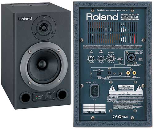 Roland DS-30A Active Studio Monitors (digital & analogue inputs