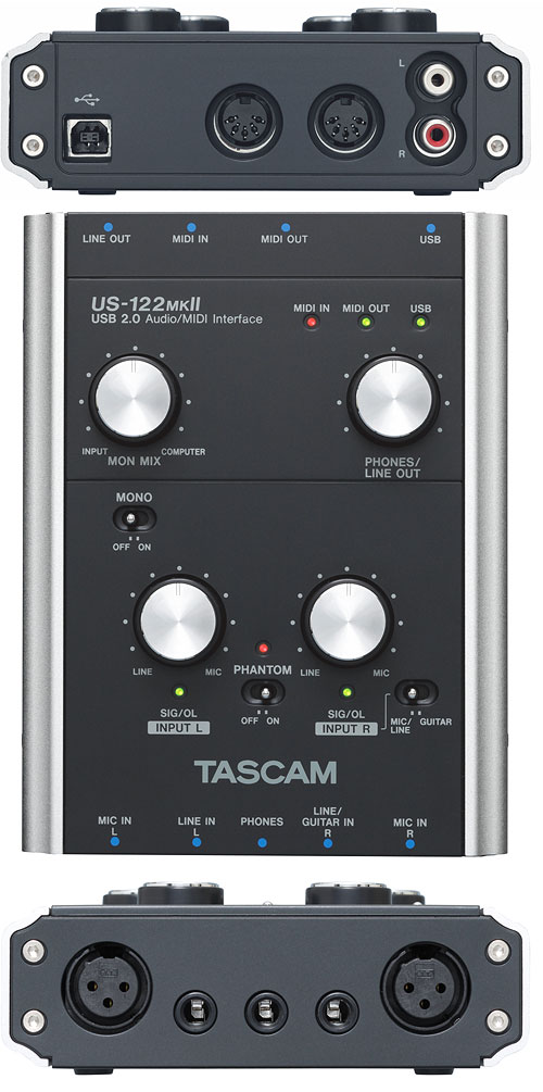 TASCAM オーディオインターフェース US-122MK2 (shin-