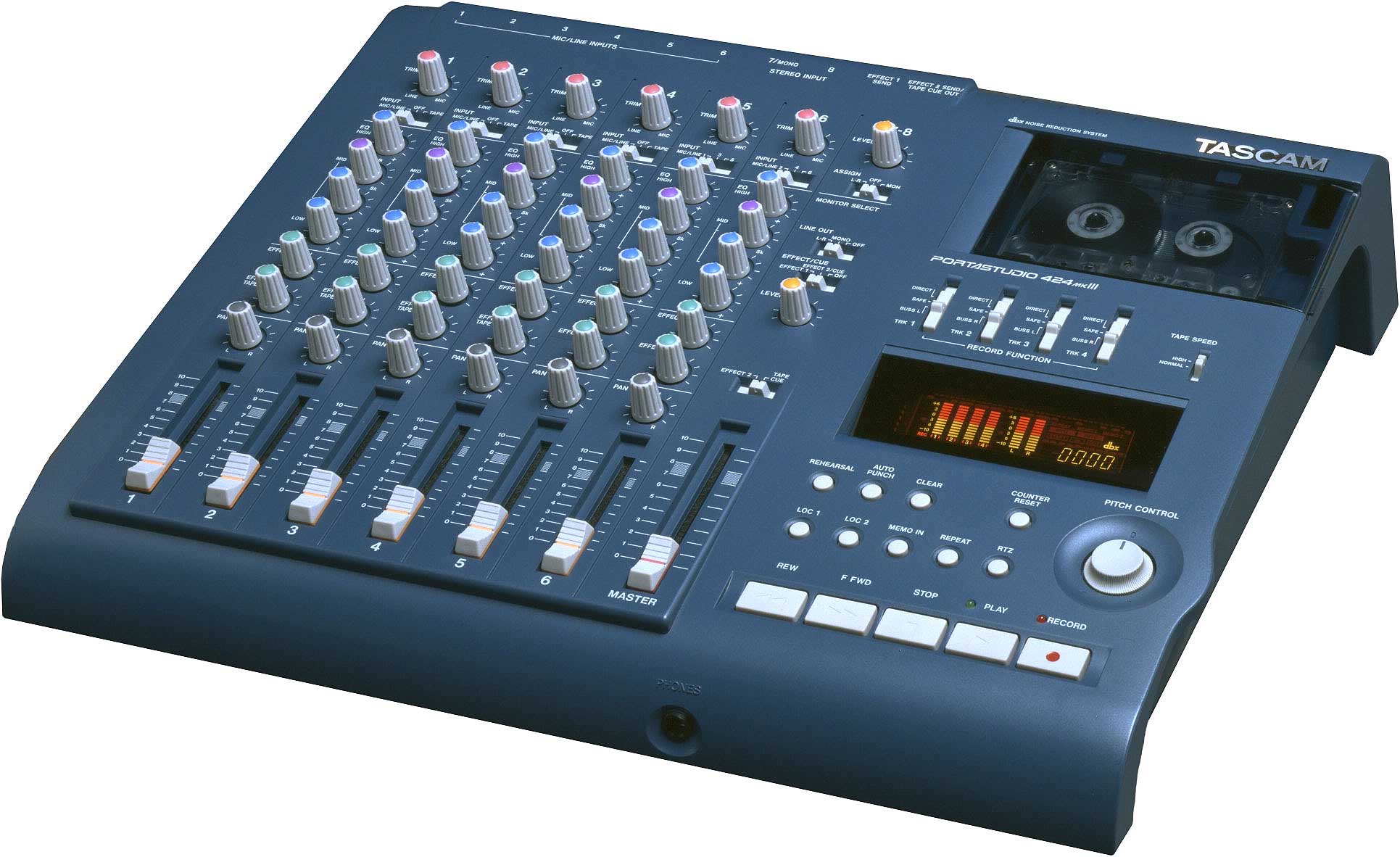 Tascam 424 MKIII - TASCAM 424MK III 4-track-recorder, 4,75/9,5 cm 