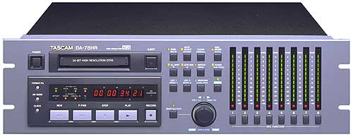 Tascam DA-78 HR - Tascam DA-78 HR digital 8-track recorder, DTRS